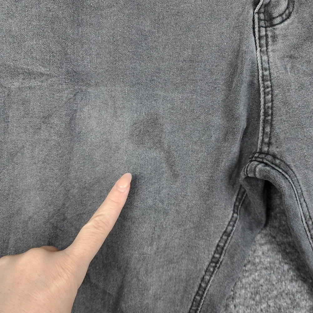 Christian Lacroix Jeans Mens 42x32 Grey Slim Straight Stretch Denim GL23-167 CXL